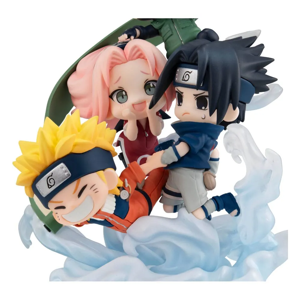 Naruto Shippuden FigUnity PVC Mini Statue Gather here  Team 7 13 cm